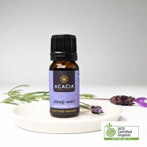 Sleep Well Organic Essential Oil Blend 10ml - Acacia Aromatherapy