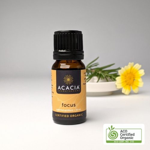 Focus Organic Essential Oil Blend 10ml - Acacia Aromatherapy