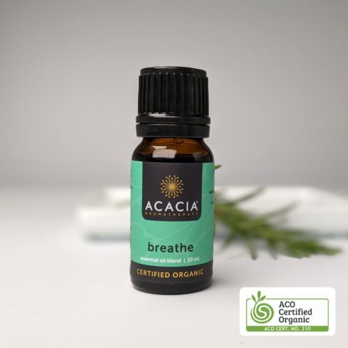 Breathe Organic Essential Oil Blend 10ml - Acacia Aromatherapy