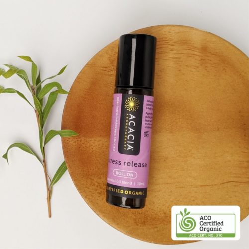 Stress Release Organic Essential Oil Roll On 10ml - Acacia Aromatherapy
