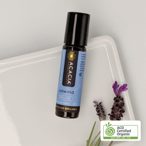 Unwind Organic Essential Oil Roll On 10ml - Acacia Aromatherapy